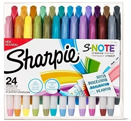 Marcadores Creativos Sharpie S-note, Resaltadores, Colores