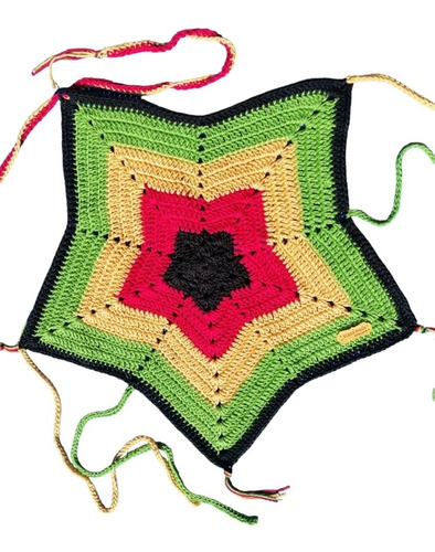 Top Blusa Estrella Tejido Crochet 