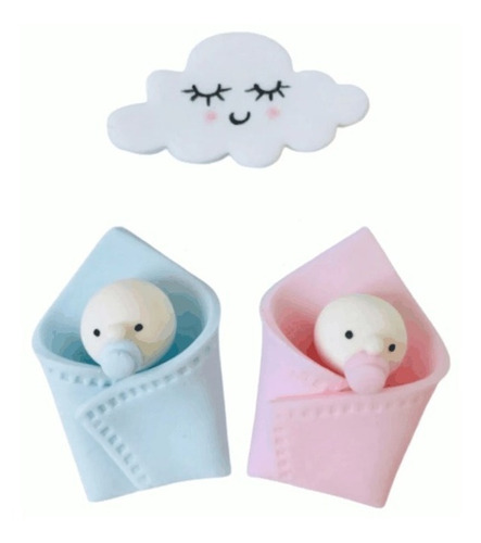 Adorno Para Tortas Bebes Baby Shower Revelación