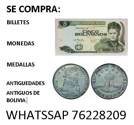 Imagen 1 de 1 de Monedas Antiguas De Bolivia Ceca Potosi