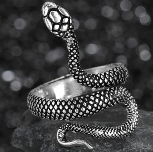 Anillo De Serpiente Unitalla Ajustable Unisex, Fantasía