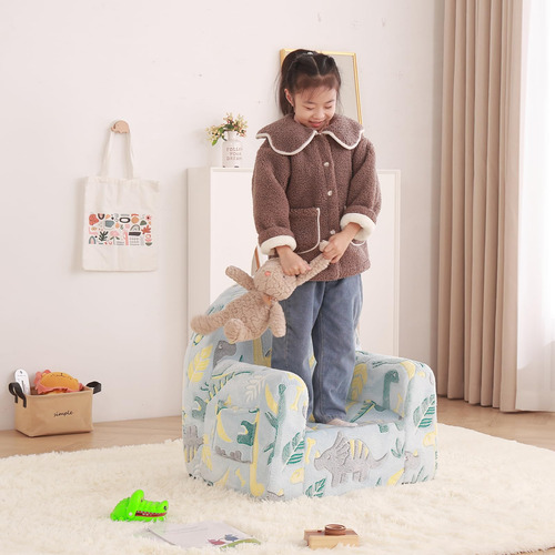 Welnow Sofá Para Niños Pequeños Sofá De Respaldo Alto Para