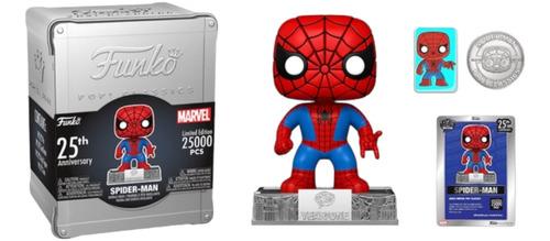 Pop! Classics Spider-Man 03c Funko Edição do 25º Aniversário