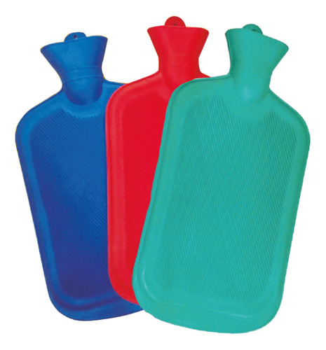 Bolsa Borracha Compressa Agua Quente E Frio 2 Litros Saco Cor Azul