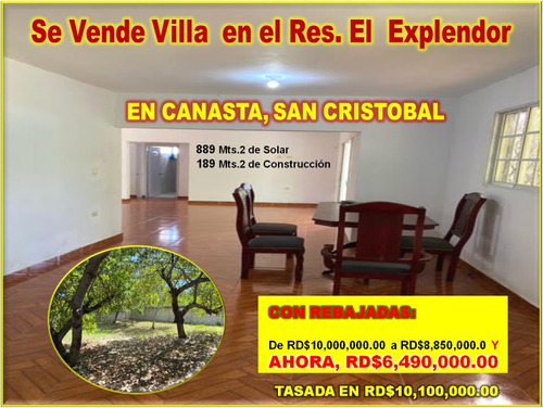 Oportunidad Villa San Cristóbal 6 Noviembre 
