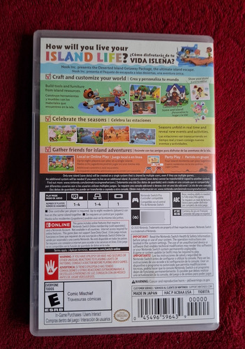 Animal Crossing Switch Videojuego Original (Usado)