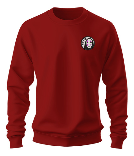 Sudadera Sweater Bordada Kaonashi Logo Sin Gara Espiritu