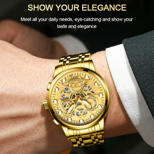 Relojes Para Hombre Relojes De Pulsera Automation Lujo De Al