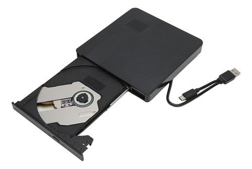 Unidad Externa Dvd Rw Usb3.0 Tipo C Universal Cd Para Linux