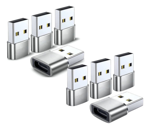 Adaptador Tipo C Hembra A Usb Macho Otg Carga Rápida Datos