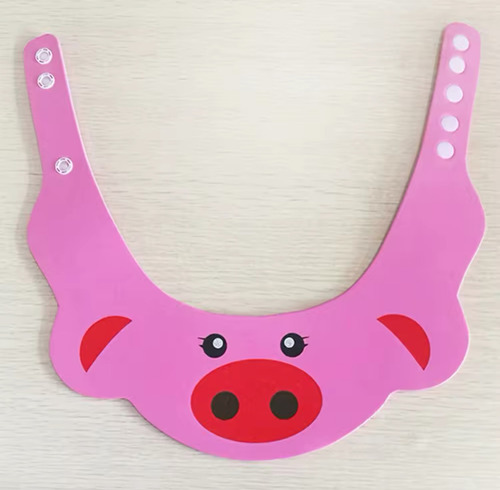 Gorro De Baño Ducha Bebe Infantil Animales Sombrero Niños Rosa Liso