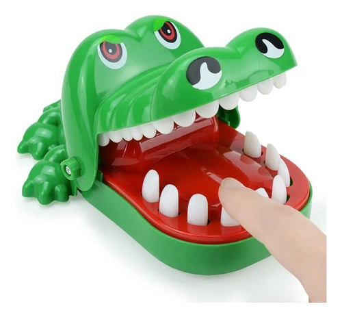 Jogo Jacaré Dentista Morde Dedo Brinquedo Infantil Crocodilo
