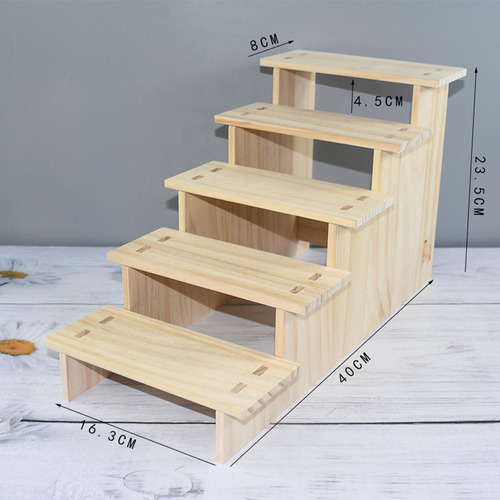 Soporte De Exhibición Coleccionable De Madera, 5 Capas 20cm