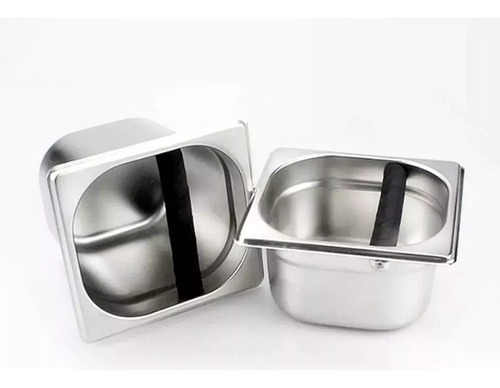 Nuevo Caja De Golpe De Café De Acero Inoxidable Espresso 10