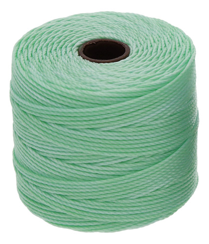 Cordon Color Verde Menta Pastel - Tubo 4 Carrete 77 Yarda