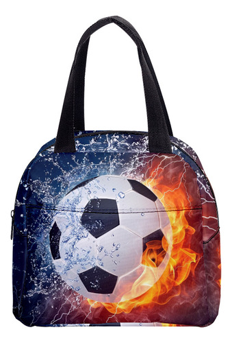 Fweaad Bolsas De Almuerzo Para Niños, Loncheras De Fútbol