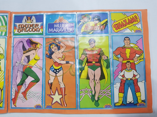 Imagen 8 de 10 de Antiguo Álbum Figuritas Súper Amigos Cromy Faltan Mag 58824