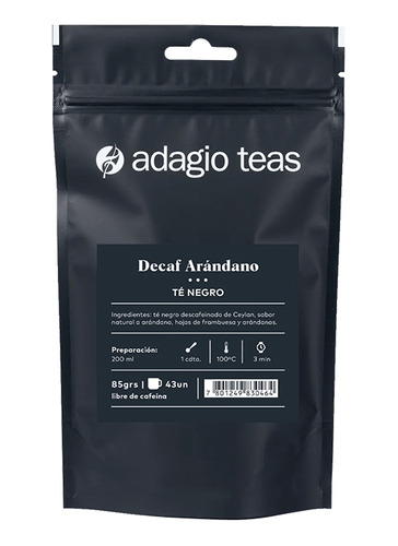 Té Negro Arándano Decaf | 57 Gr. Adagio