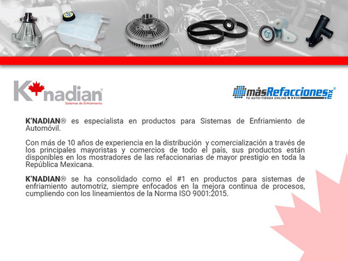 Polea Distribucion 29.00mm K-nadian Audi Q7 V6 3.0l 08 Al 15