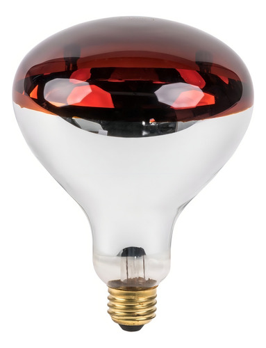Bombita de luz incandescente France Infrarroja 250w Bulbo color rojo 250W