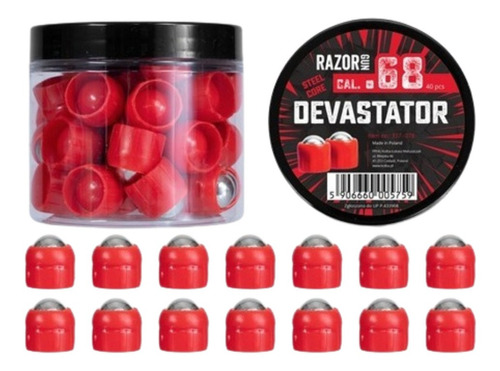 Diabolo Devastator .68 Te4 Umarex Razor Gun 40pz Xchws P