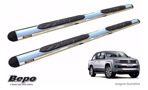 Estribos Maxi Oval Cromado Bepo Brasil Volkswagen Amarok