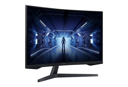 Imagen 2 de 5 de Monitor gamer curvo Samsung Odyssey G5 C32G55T LCD 32" negro 100V/240V