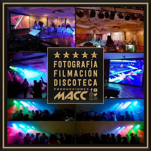 Discoteca / Video / Fotógrafo / Filmación / 15años / Bodas/+