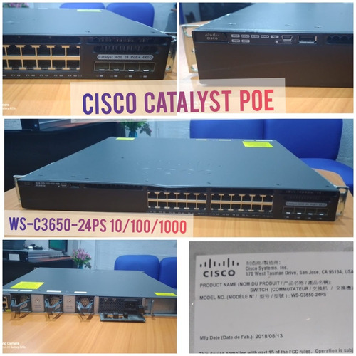 Switch Cisco Catalyst Ws-c3650-24ps