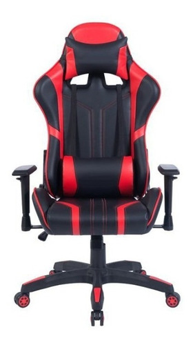 Silla Gamer Profesional De Cuero Sintetico Y Reclinable 180°