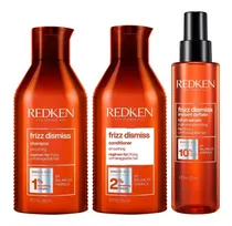 Comprar Shampoo Sin Sal +acondicionador + Serum Redken Frizz Dismiss