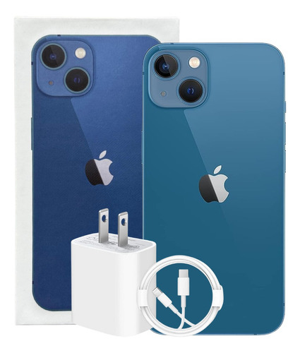 Apple iPhone 13 (128 Gb) - Azul Con Caja Original (Reacondicionado)