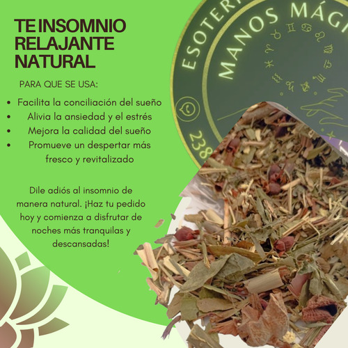 Té Natural Para Dormir Mejor - Alivio Del Insomnio 1 Kg