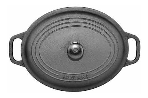 Panela De Ferro Fundido, Caçarola Oval, 6,5 Litros
