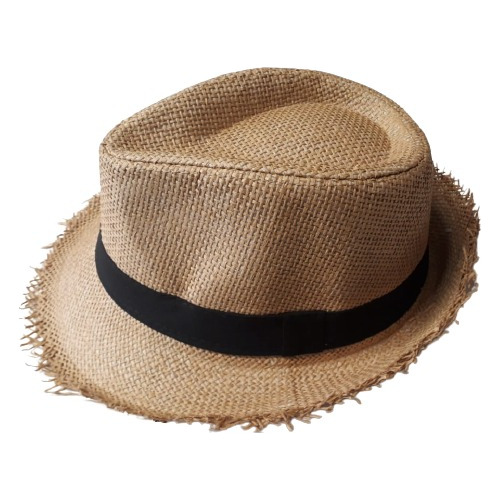 Sombrero Panama Panameño Rustico Con Cinta Negra Dandy