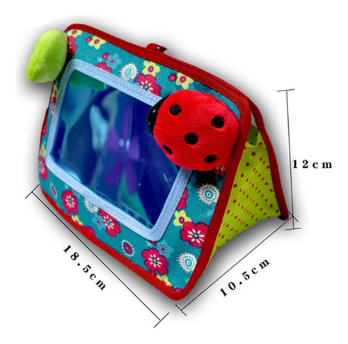 A Baby Floor Mirror Toy And Throw Toy