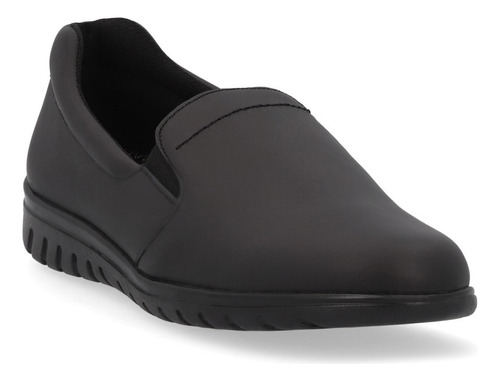 Zapato Confort De Piso Dama Negro 351-25