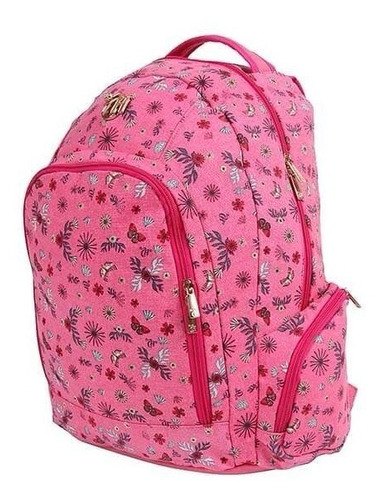 Mochila Capricho Liberty Estampada 11001 Dmw - Rosa