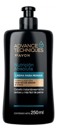 Crema Peinar Aceite De Argán Y Coco Avon Advance Techniques