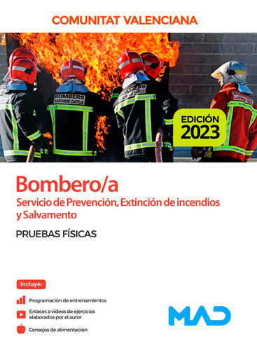 BOMBERO/A SERVICIO PREVENCION EXTINCION INCENDIOS, de SOTELINO LOPEZ, DAVID. Editorial MAD, tapa blanda en español