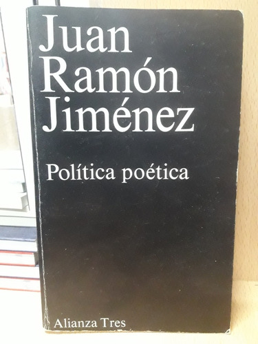 Política Poética - Ramos Jiménez - Alianza - Usado - Devoto 