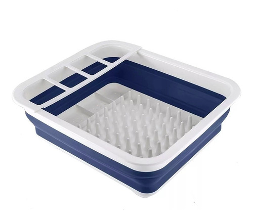 Escurridor De Trastes Platos Loza Plegable Silicón Cocina 