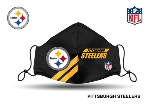 Mascarilla Steelers Pittsburgh Acereros Nfl Futbol Americano