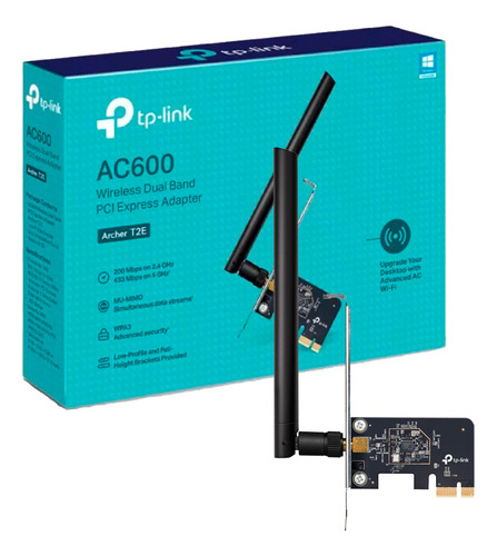 Tp-link Archer T2e Adaptador Pci Express Dual Band Ac600