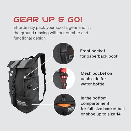 Mochila De Baloncesto Over3 - 60l Con Compartimento Para Zap