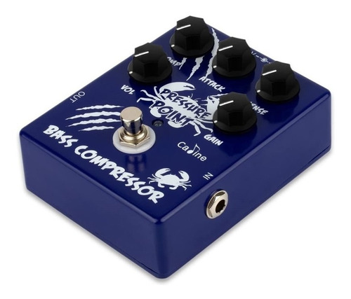 Caline Cp45 Pedal De Compresor De Bajo Con Punta A Presion Y