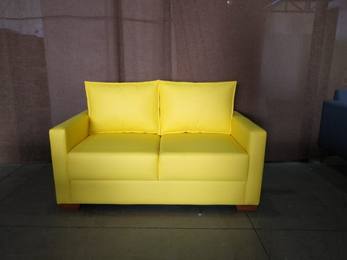 Imagem 3 de 4 de Sofa Lesh 2 Lug Encosto Macio Pé Cantoneira Pronta Entrega