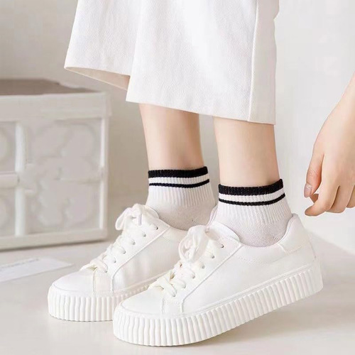 12 Pares Calcetines Deportivos Mujer Algodón Transpirables