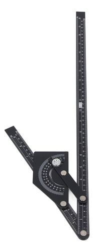 Ángulo Universal De Bisel Transportador De Aluminio De 0-180