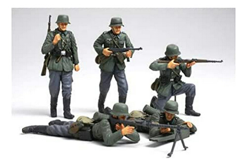 Tamiya America, Inc 1-35 Conjunto De Infantería Alemana, Cam